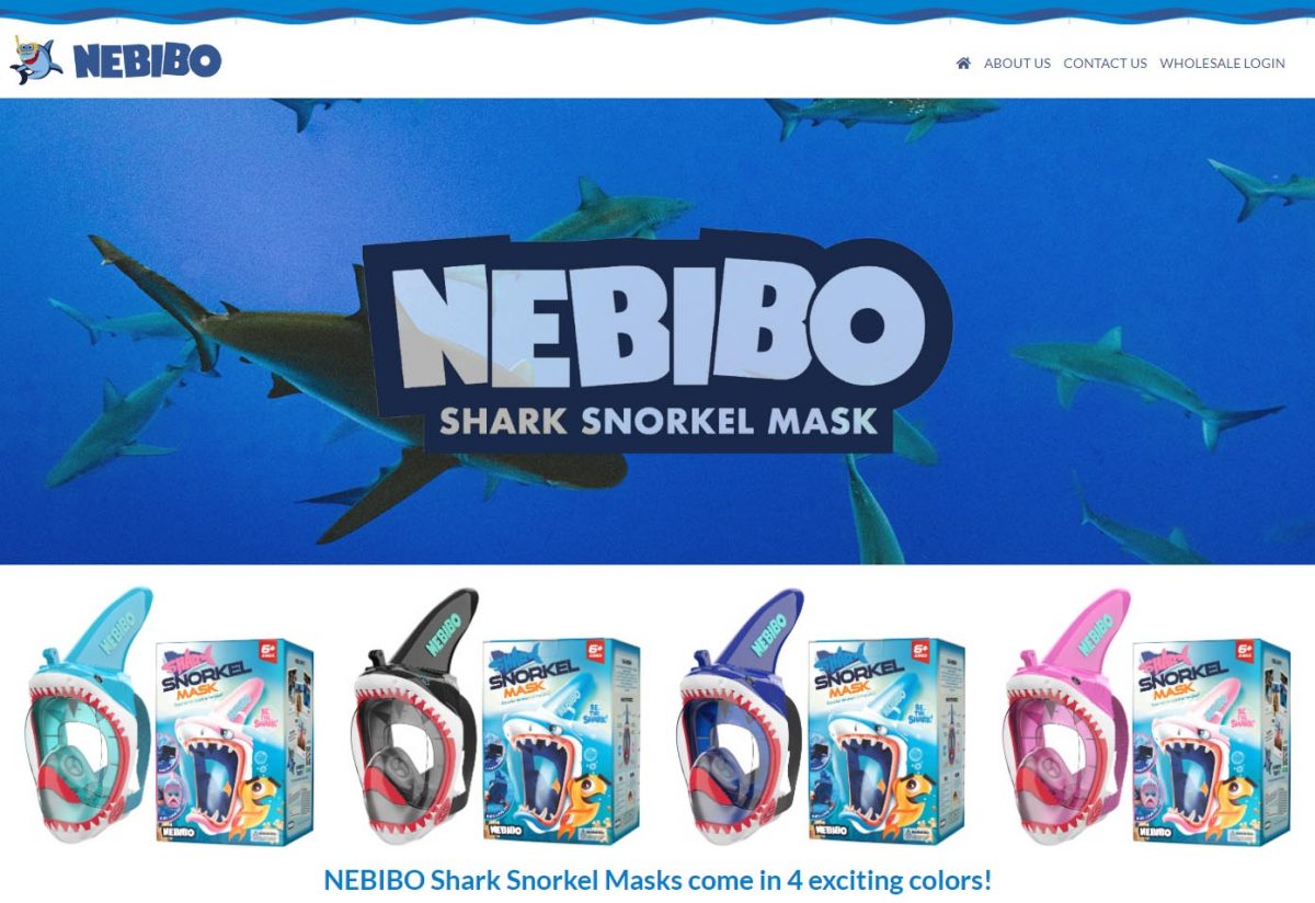 Unique Shark-fin Snorkeling Mask Debuted by Nebibo